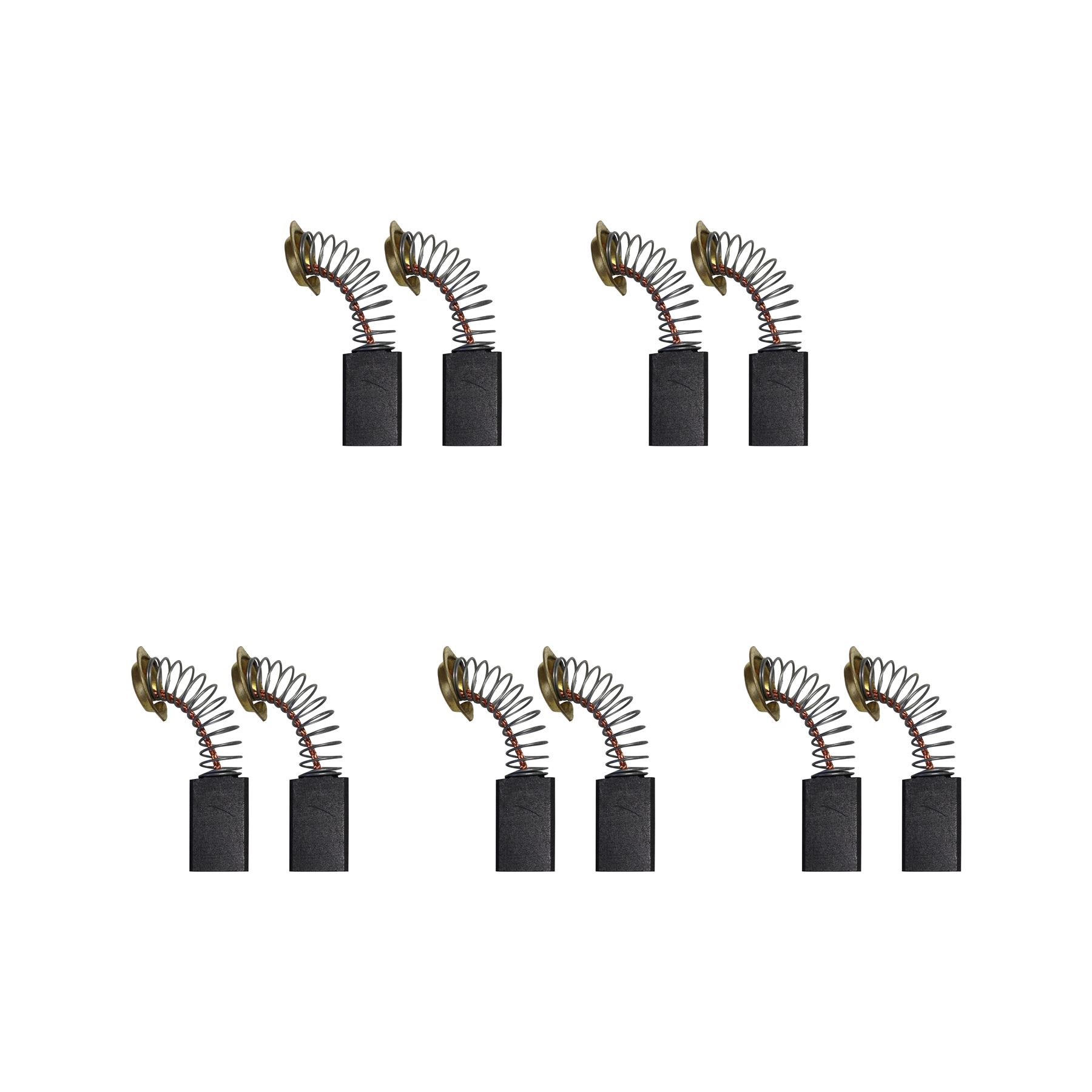 CarbonBr 5 Sets Kohlebürsten (2x) für Makita Cb304 Bohrhammer (5 x 11 x 18,5/17