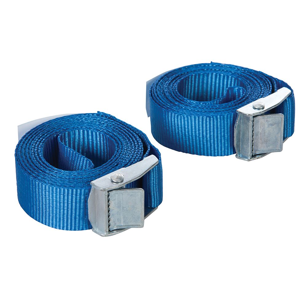 Silverline Ιμάντας Δέσμευσης με Κλειδαράκι 2,5m x 25mm, Σετ 2