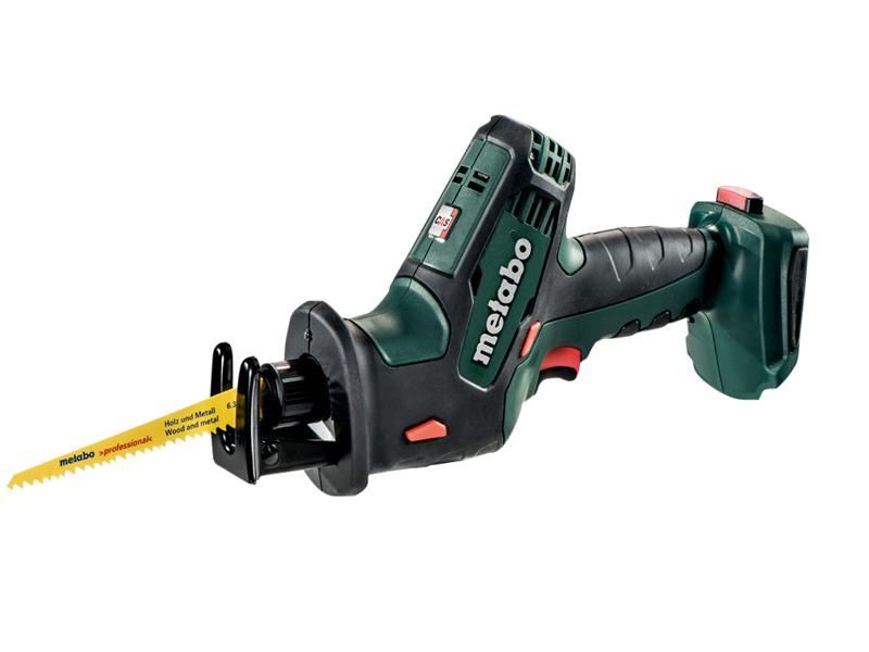 Metabo SSE 18 LTX Scie sabre sans balai 18V compacte avec boîte metaBOX