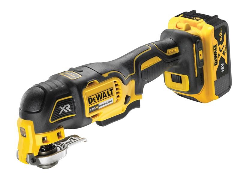 DeWALT DCS356P2 XR Multifunción Oscilante 18V con 2 Baterías 5.0Ah