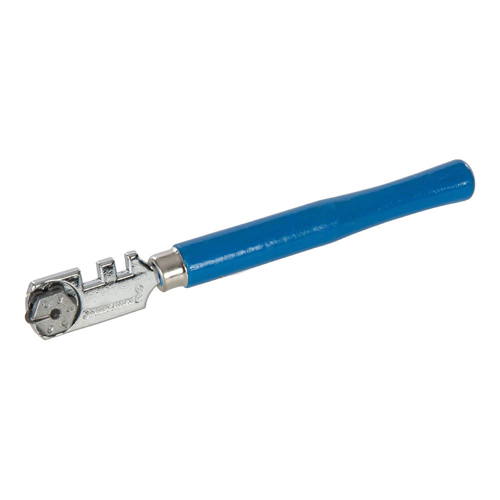 Silverline Glass Cutter, Tungsten-Carbide, 125mm (3-4mm)