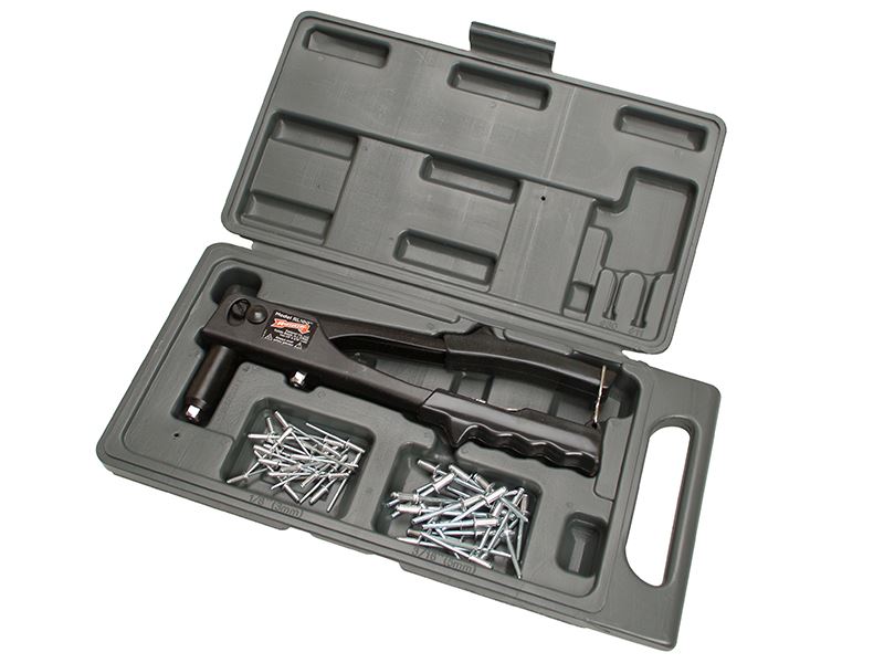 Arrow RL100K Steel Rivet Tool Kit with Interchangeable Nosepiece