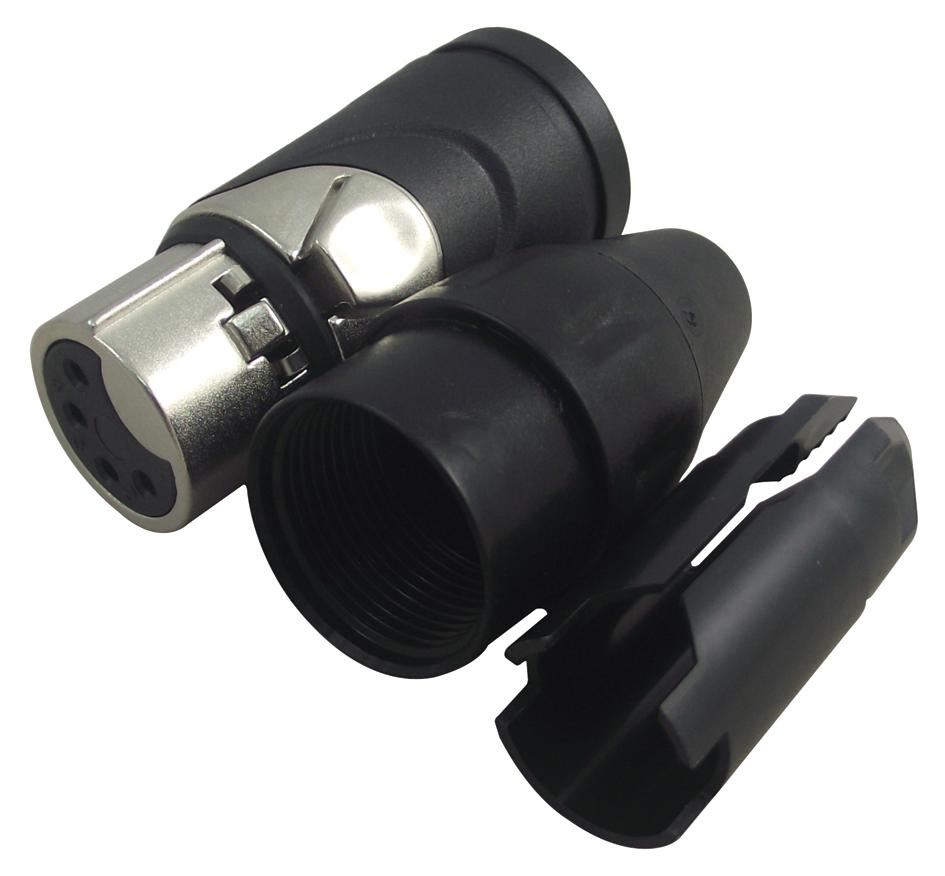 AMPHENOL AX Serie XLR Enchufe, Níquel, 4 Vías