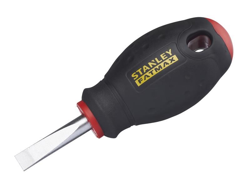 STANLEY® FatMax Destornillador Corto - Punta Paralela 6,5 x 30mm