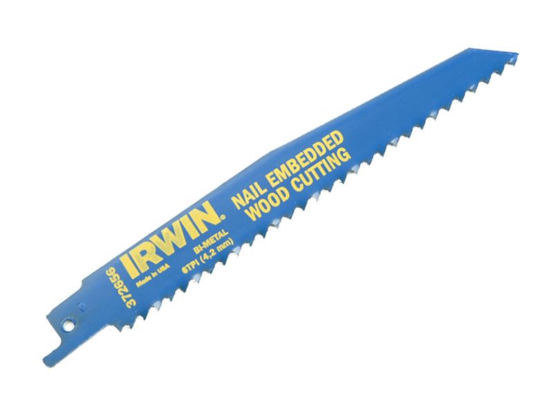 IRWIN 956R Λεπίδα Πρισματοπρίονα για Ξύλο με Καρφιά, 225mm, Συσκευασία 5