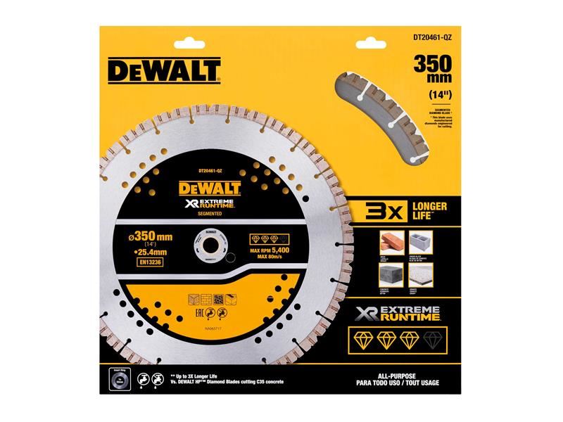 Dewalt - ELITE SERIES™ Roda Berlian Serbaguna 355 x 25.4mm