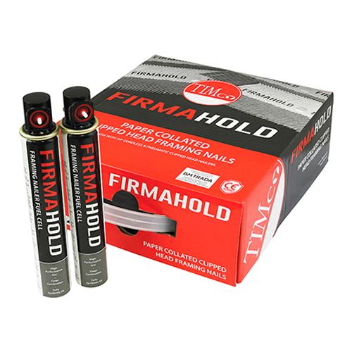 Timco FIRMAHOLDコレーテッドクリップヘッドリングシャンク釘 3.1×75mm 2200本入り