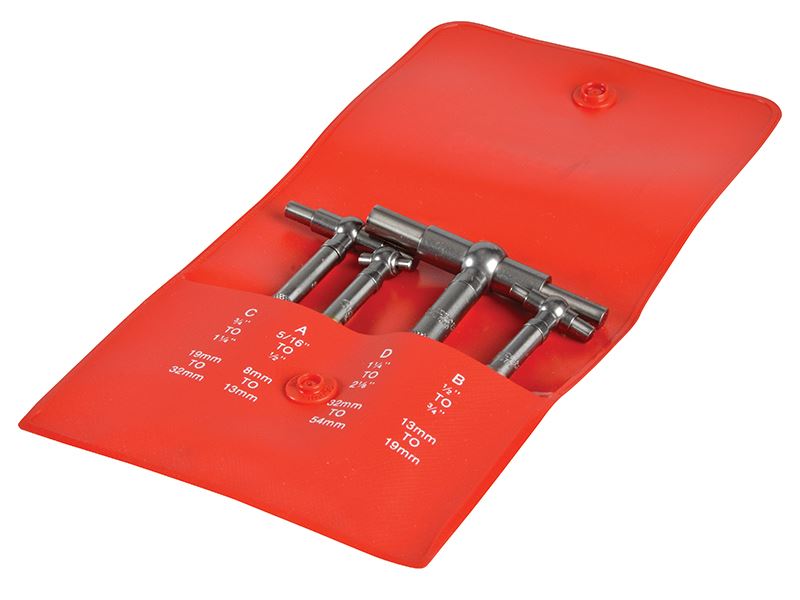Starrett S579GZ Sada teleskopických měřidel, 4-dílná (8-54mm)