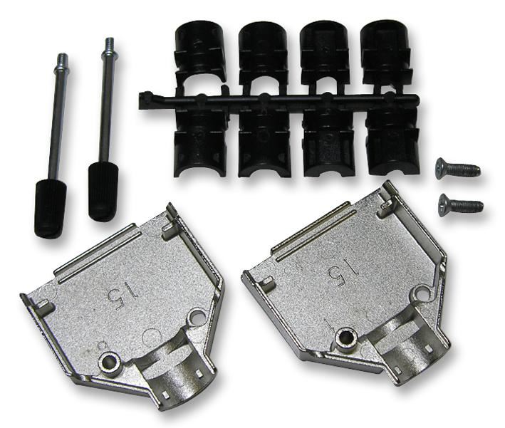 OSSI Conector Trasero Blindado en Zinc 15 Vías para Conectores D-Sub
