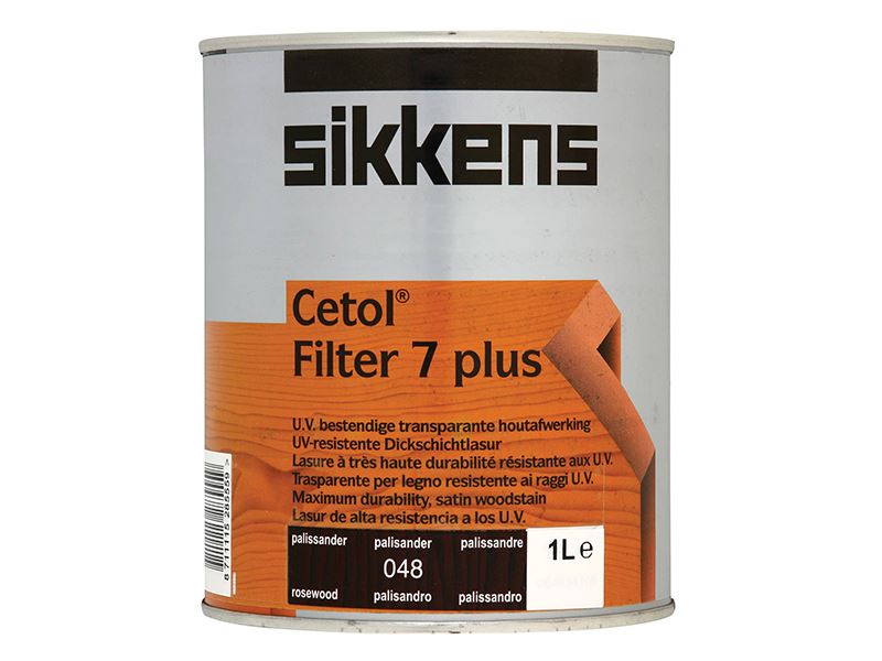 Sikkens Cetol Filter 7 Plus 半透明木器染色油 紅木色 1公升