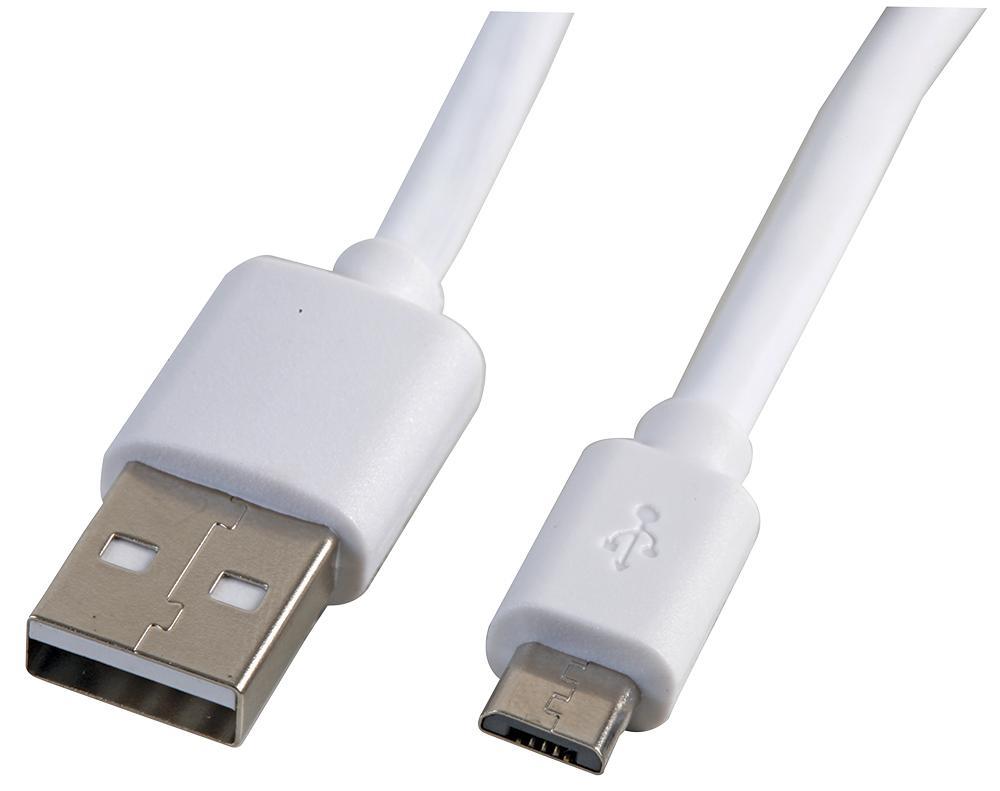 PRO SIGNAL - Cábla Micro USB Bán 0.5m, USB 2.0