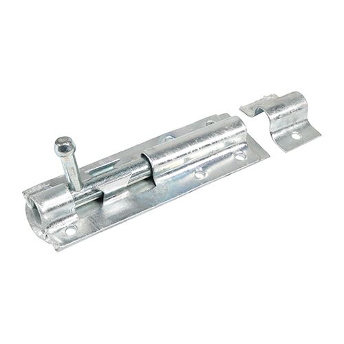 Timco Cerrojo Recto Torreta, Acero Zincado, 100mm (4 pulgadas)