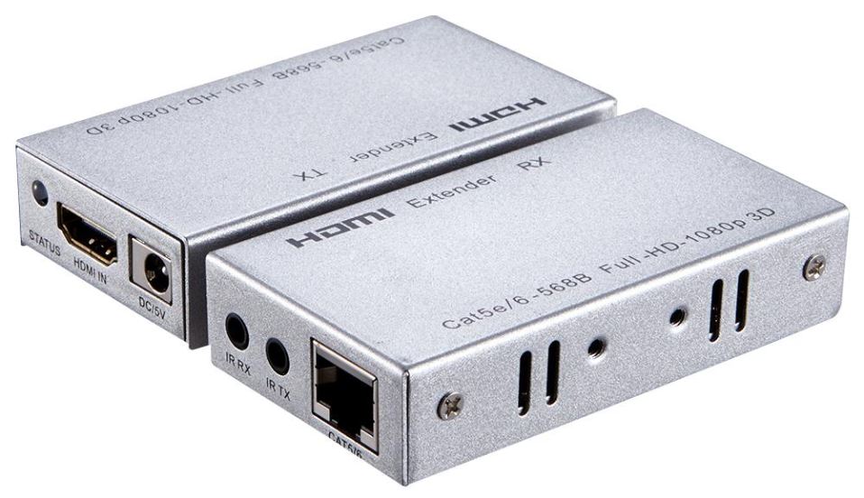 LMS DATA - HDMI over Cat5e/Cat6 Extender mit IR, 50m