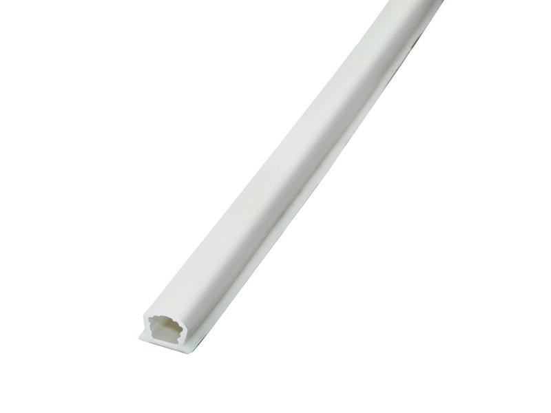 Faithfull Para-Spifferi in Silicone Autoadesivo, Bianco, 9x7mm, 6m