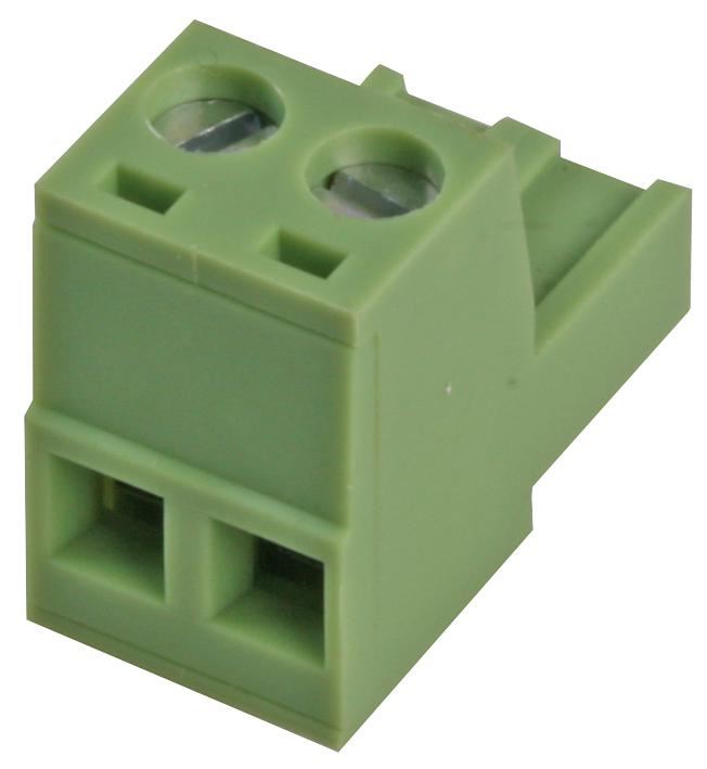 PRO POWER Terminal Block Plug, 2 Moduli, Passo 5mm, 12A, Confezione da 5