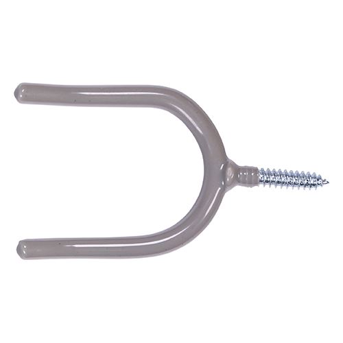 Timco Nástěnné háky na nářadí, PVC povrch, 100mm (Balení 2 ks)