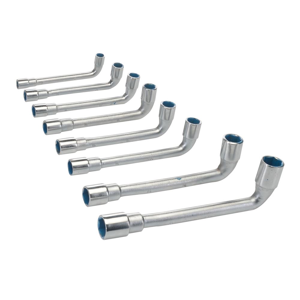 Silverline 8pc L-Shaped Socket Wrench Set, 8-19mm