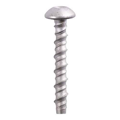 Timco Multi-Fix Masonry Bolts, Pan Head, Silver, 8.0 x 75mm (100pk)