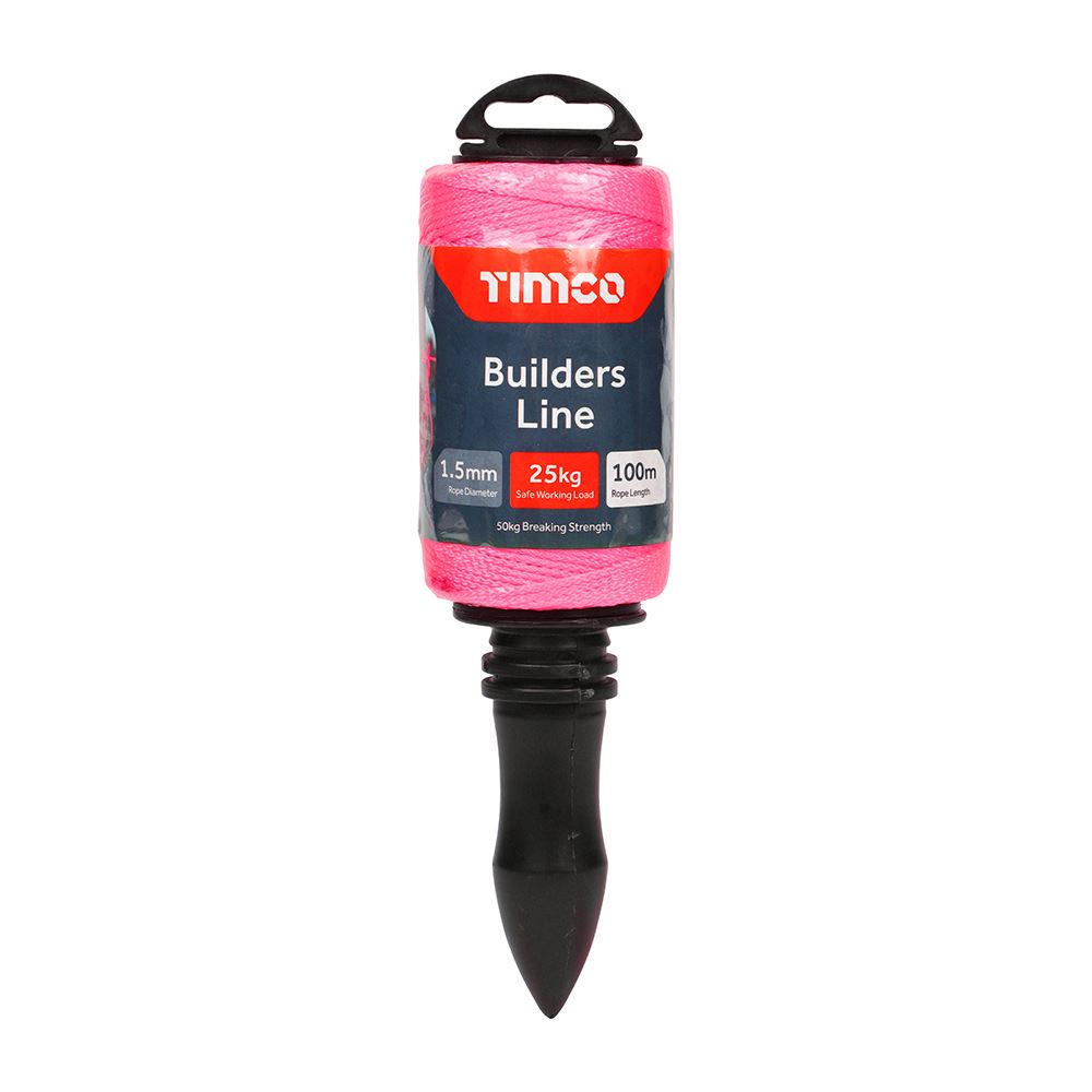 Timco - Líne Tógála Bándearg, 1.5mm x 100m, Casóir