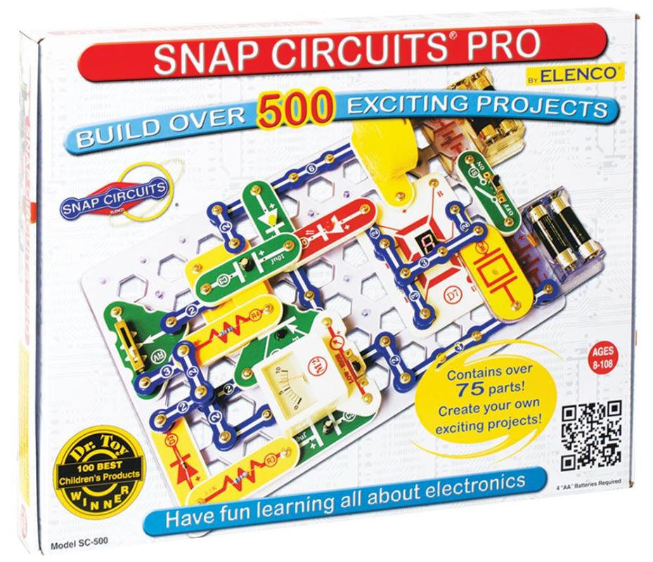 SNAP CIRCUITS - Kit Pro Plus pour construire plus de 500 projets électroniques