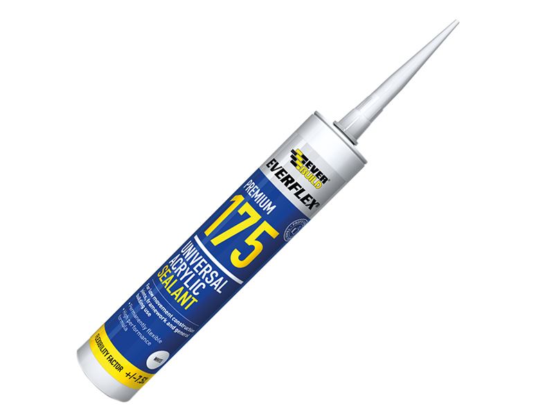 Everbuild Sika Everflex 175 Universal Acrylic Sealant, Brown, 300ml