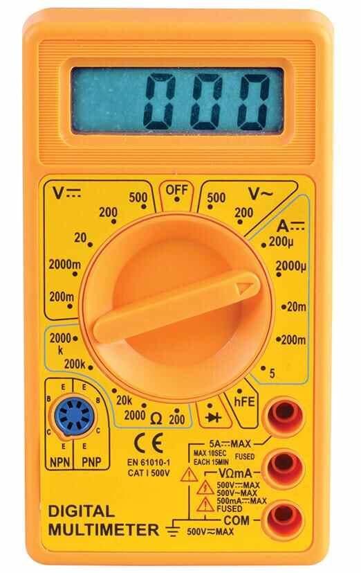 DURATOOL - Multimeter Digital Julat Manual 500V AC/DC