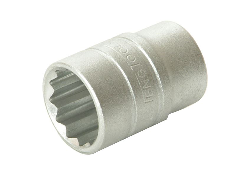 Teng Bucha Bi-Hexagonal 12 Pontos 1/2”, 9mm, Aço Vanádio Cromado