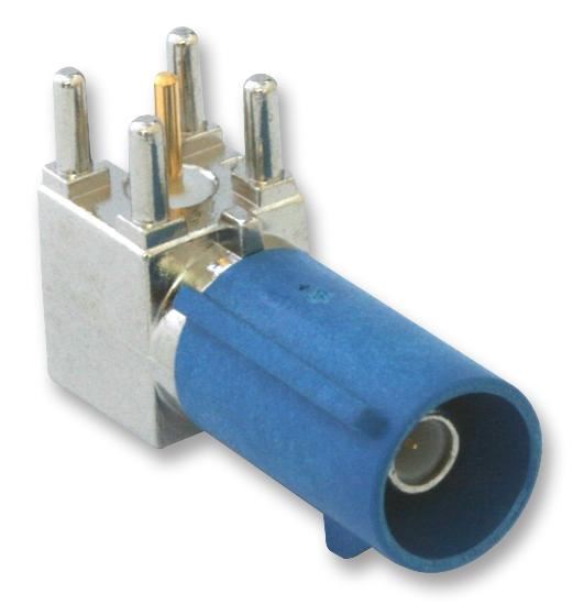 Amphenol SMB Plug Córas RF, 50 Ohm, Ór-Plátáilte