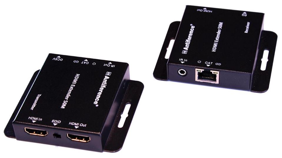 ANTIFERENCE Extensor HDMI 1080p Full HD con IR y Bucle HDMI, 50m