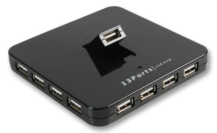 Pro Signal 13-Port USB 2.0 Hub, Mains Powered