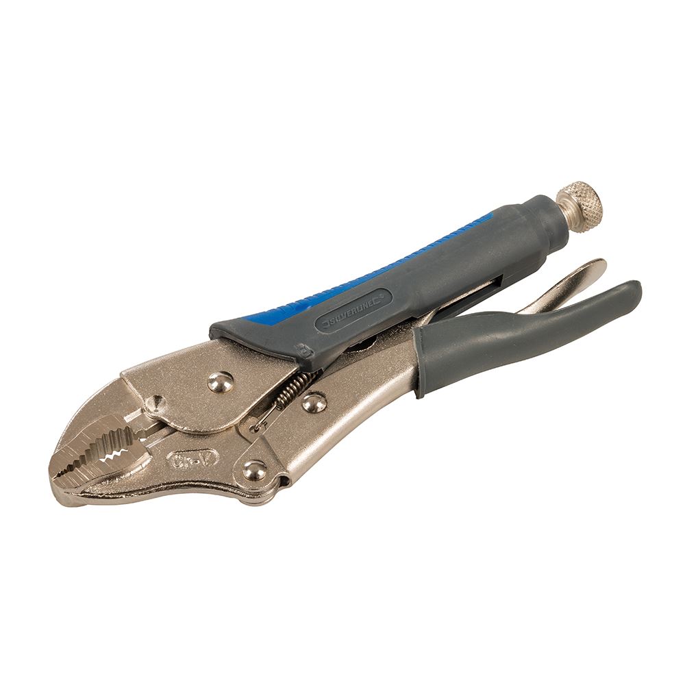 Silverline Self-Locking Soft-Grip Pliers, 250mm