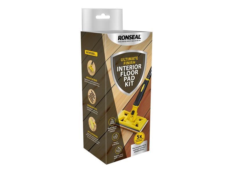 Ronseal Ultimate Finish Innenboden-Pad Set