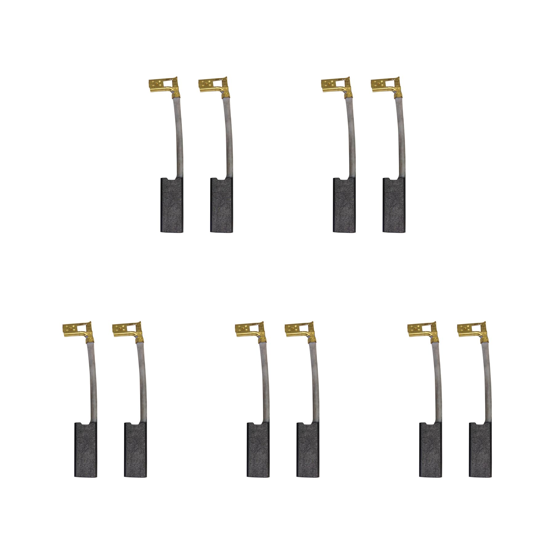 5 Sets of Carbon Brushes (6x10x24mm) for Dewalt Hammer