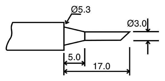RARAION 3mm Chisel Tip for Velleman 3-in-1 Lab Kit
