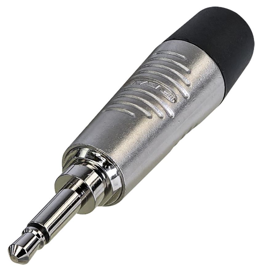 REAN RTP2C 3.5mm Mono Jack Plug, Nickel Plated