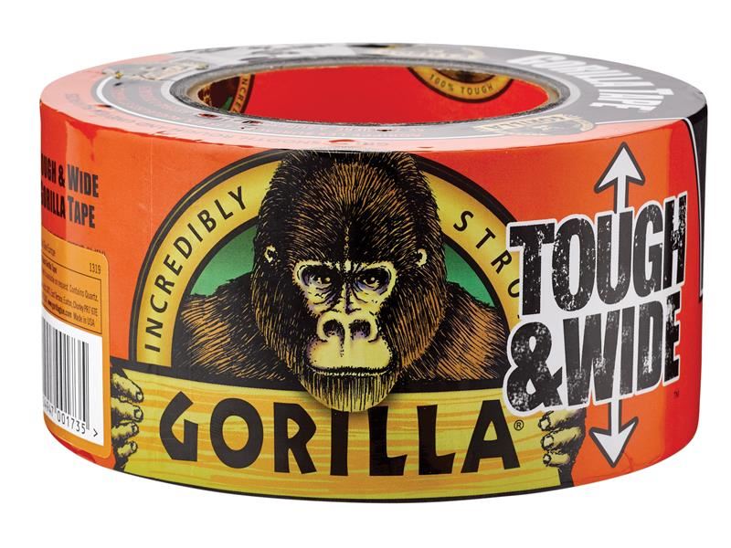 Gorilla Tape Tough & Wide, 73mm x 27m, Black