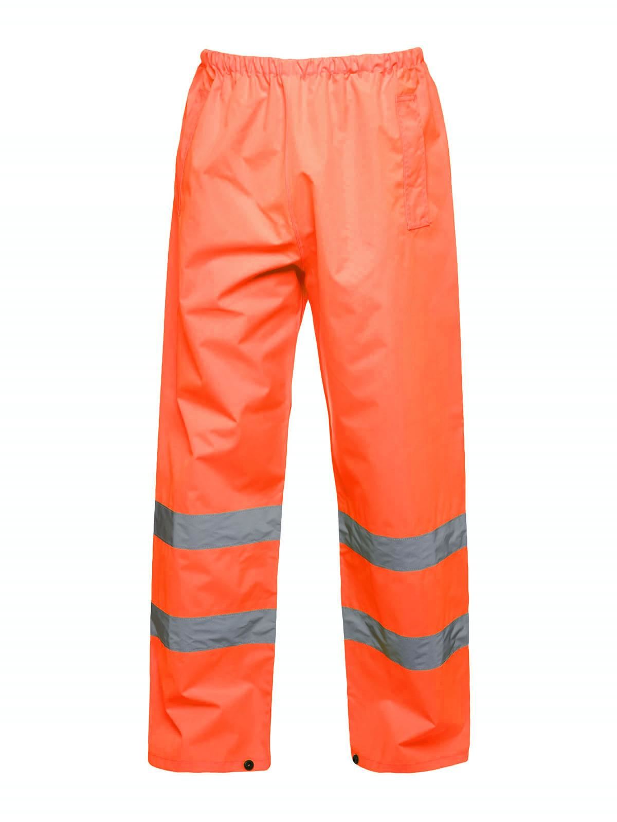 Uneek Unisex Hi-Viz Trousers, GO/RT 3279, Orange, Size L