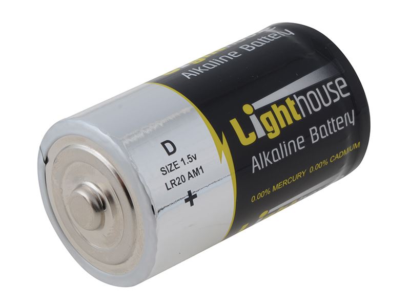 Lighthouse D LR20 Αλκαλικές Μπαταρίες 14800mAh (Συσκευασία 2 τεμ.)