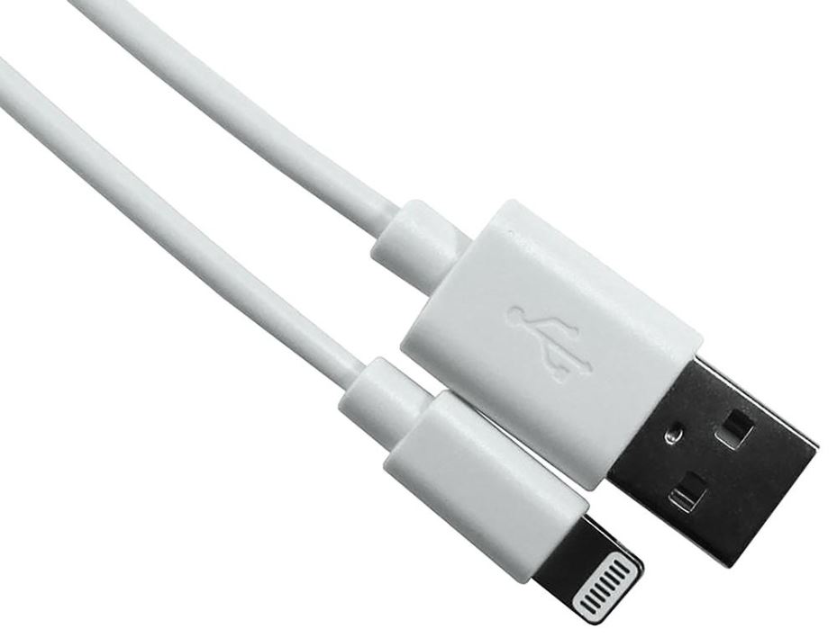 Cabo USB 2.0 para Lightning Certificado MFI NEWLINK, 1m, Branco