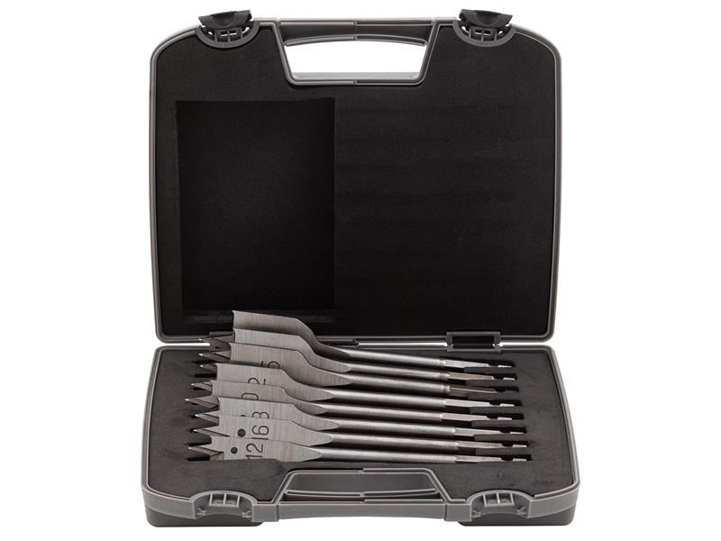 Bahco 9629 Serie Flat Bit Set, 8-delig, Hoogkoolstofstaal