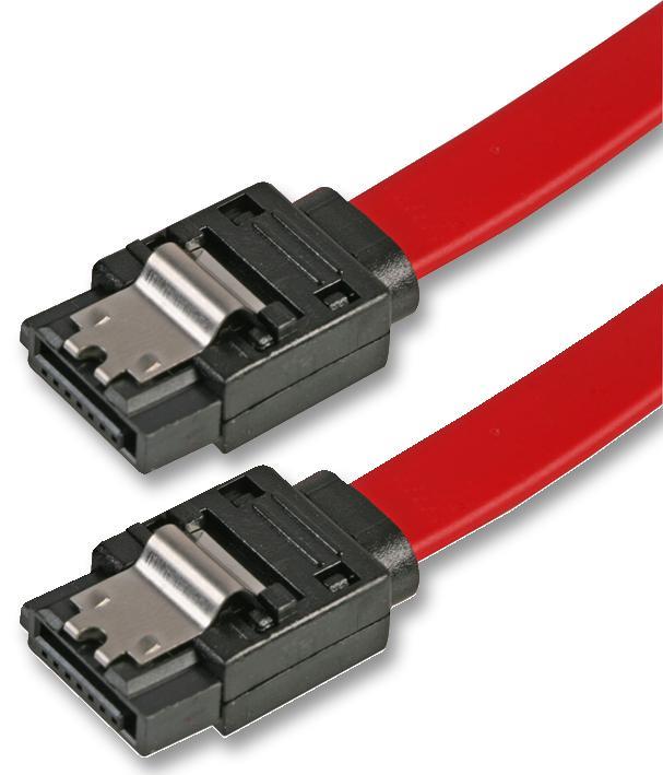 PRO SIGNAL - SATA 2.0 3Gb/s Verriegelndes Datenkabel männlich zu männlich, 0,9m