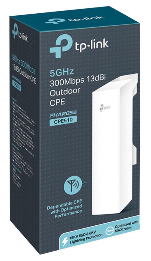 TP-LINK CPE510 Outdoor 5GHz Wireless Access Point, 300Mbps, 13dBi