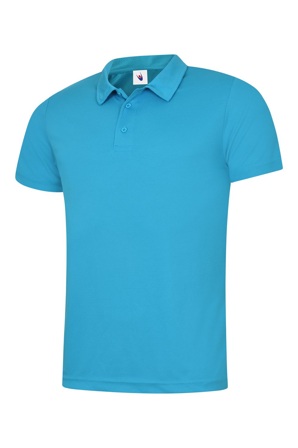 Uneek Unisex Ultra Cool Polo Shirt - 100% Polyester, Breathable, Sapphire, Size