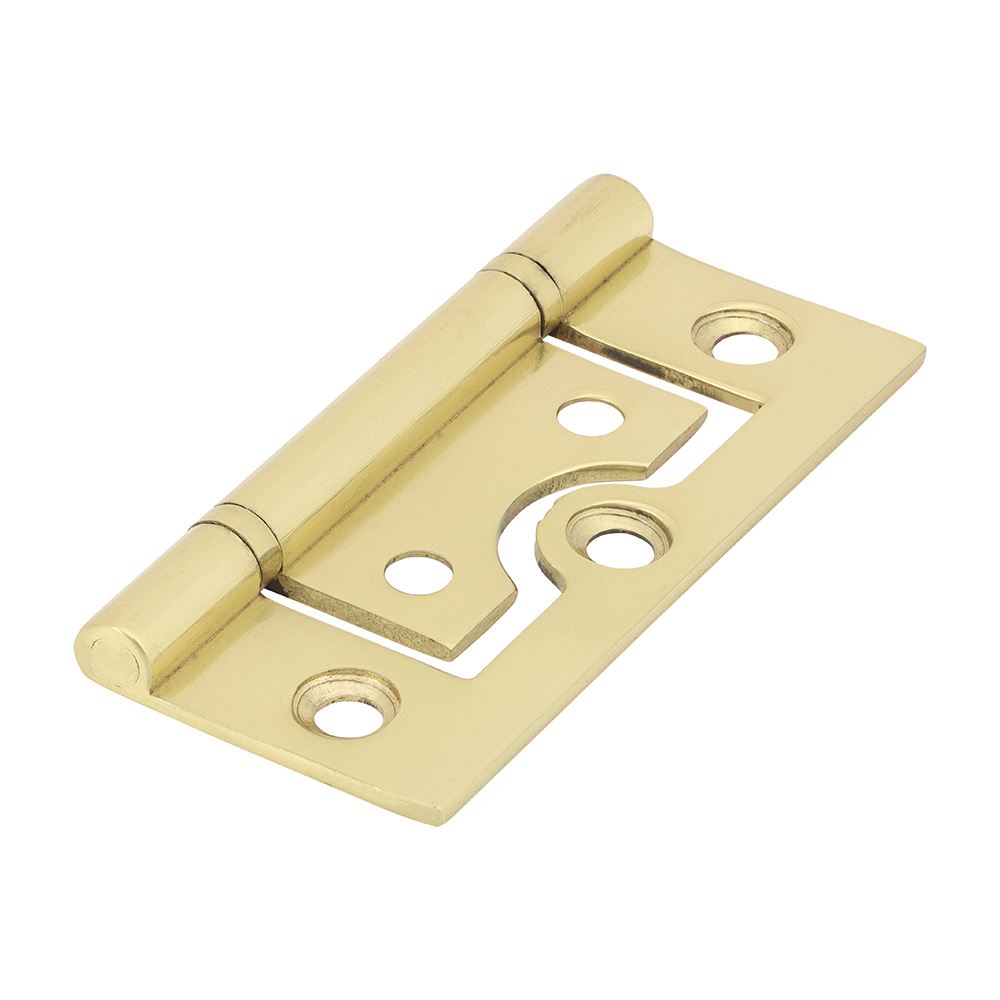 Timco Bisagras de Empotrar con Rodamiento Simple - Latón Macizo, 60 x 41mm (2un
