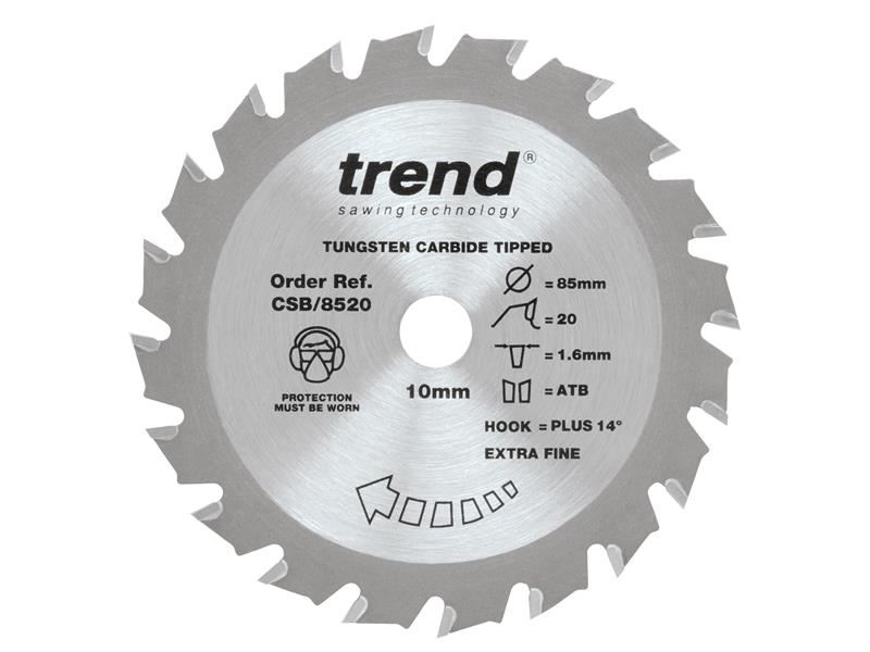 Trend 크래프트프로 미니 톱날 85mm x 10mm, 20T