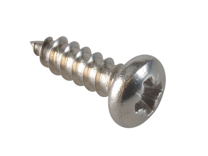ForgeFix 셀프 태핑 나사, PZ 홀더, 스테인리스강, 3/8인치 x 4 (80개입)