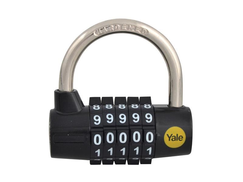 Yale Standard Security Combination Padlock, Brass, 48mm