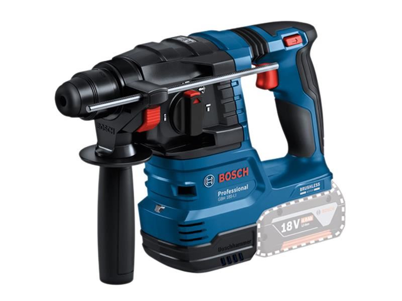 Bosch GBH 18V-22 SDS-Plus Rotary Hammer 18V (Tanpa Bateri atau Pengecas)