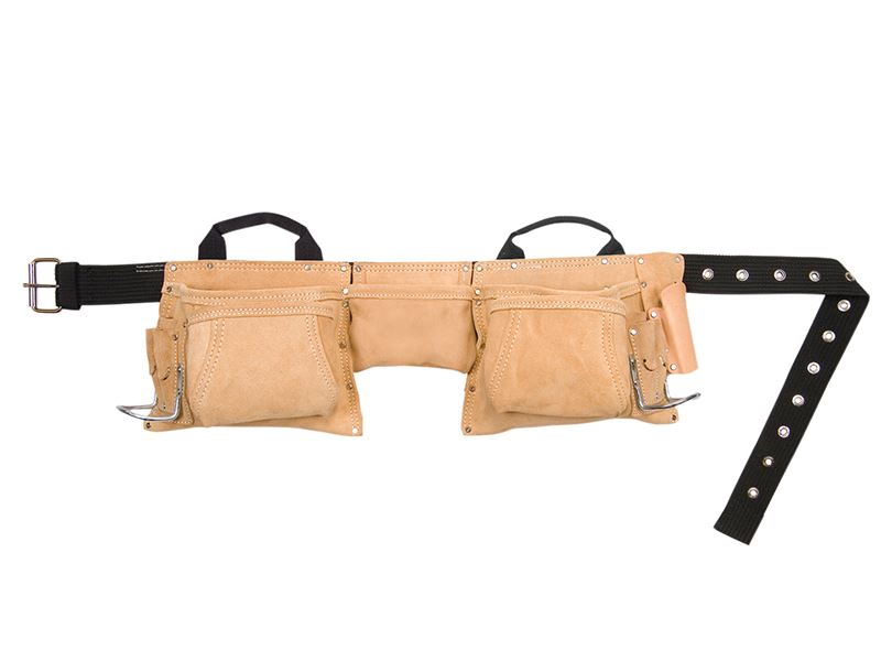 Tablier de travail en cuir robuste Kuny's AP-527X, 12 poches