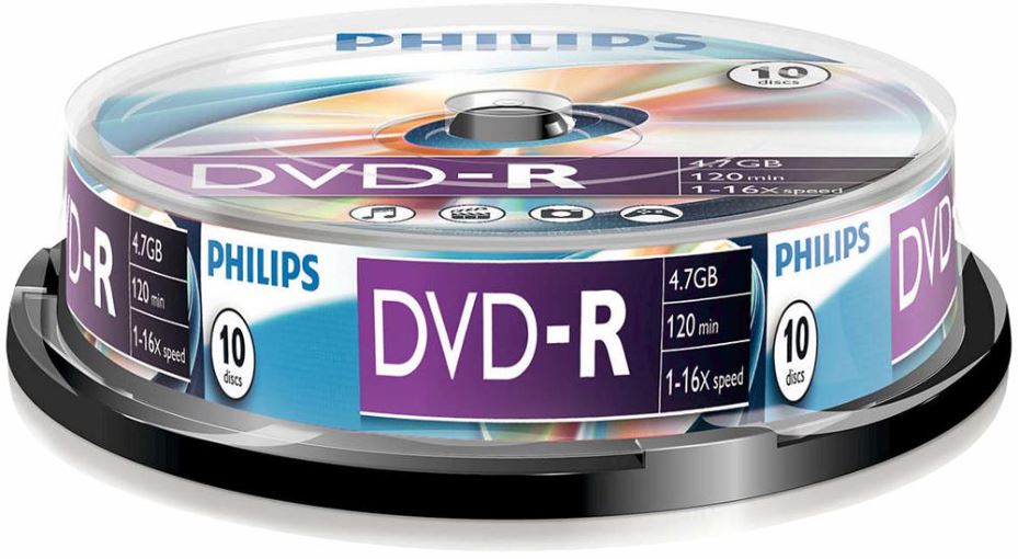 フィリップス 16倍速 DVD-R 記録ディスク スピンドル 10枚パック